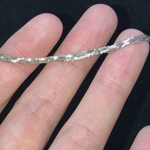 18" 2.5 mm Braided Serpentine Necklace